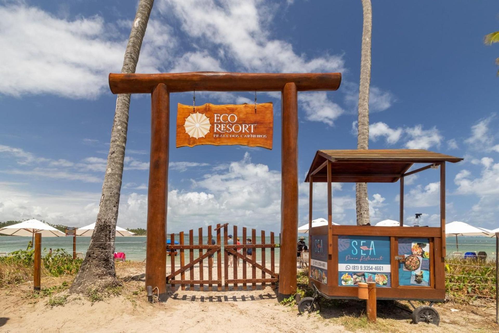 Apt Beira-Mar Eco Resort Praia Dos Carneiros Tamandaré Exteriör bild